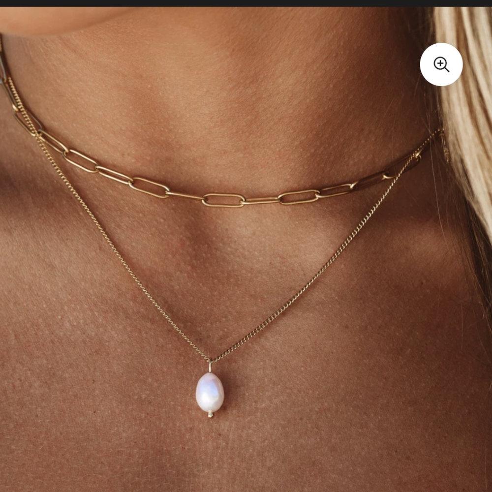 Atolea "Isla" Layered Pearl Necklace
